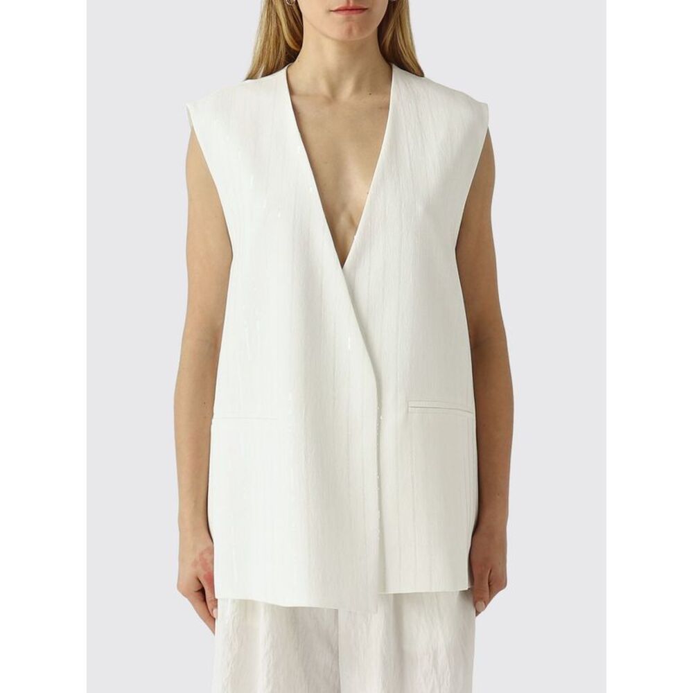Meimeij Waistcoat Woman White